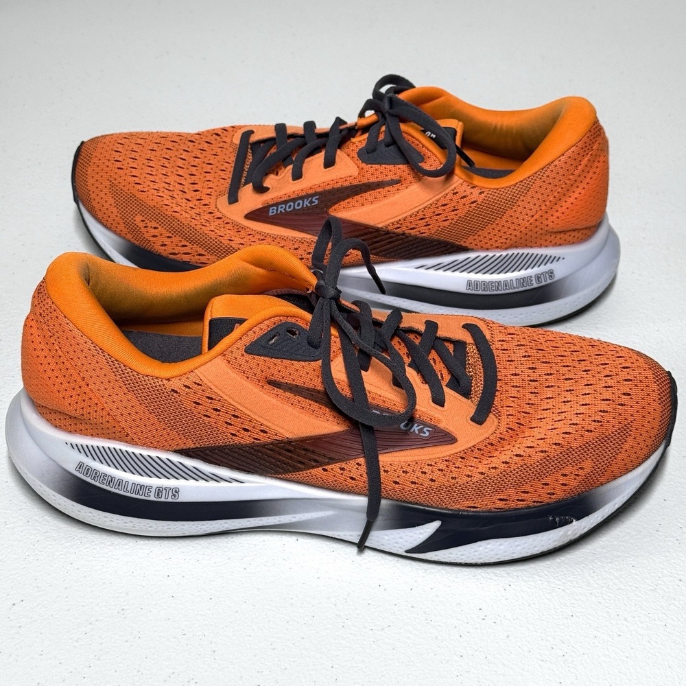 Brooks Adrenaline GTS 24 Running Shoes Mens 10.5 D Orange 1104371D864 Athletic